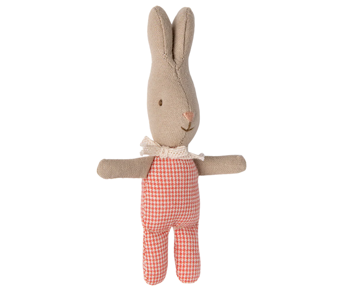 Maileg - Hase klein rot kariert