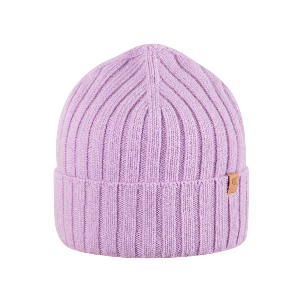 Pure Pure - Damen Beanie Wollmütze lila