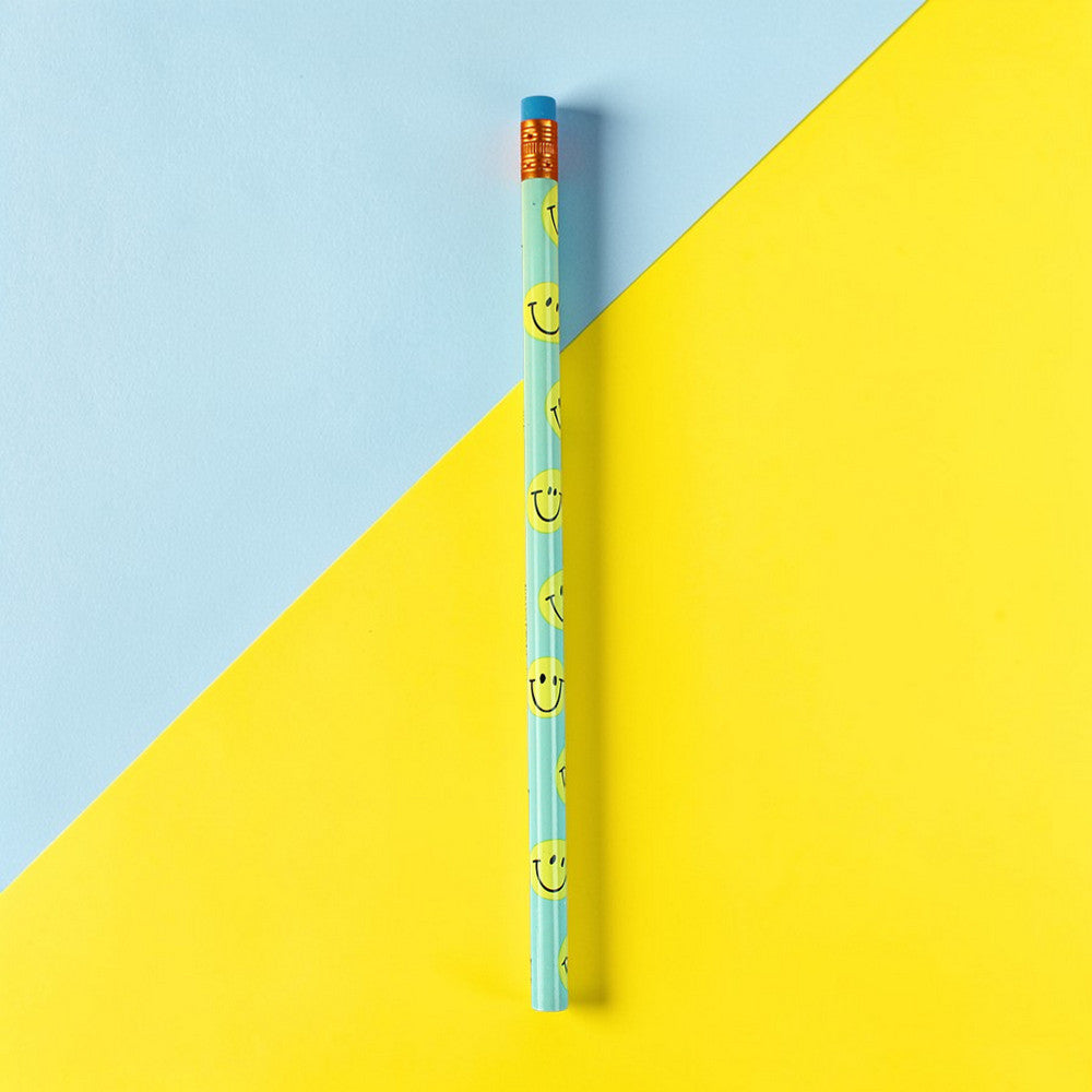 Ava & Yves - Bleistift smile, hellblau-gelb