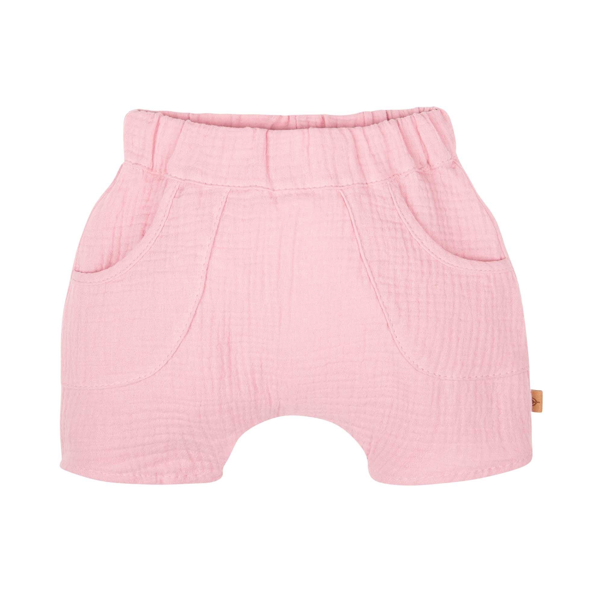 Pure Pure - Baby Shorts aus Baumwolle rosa