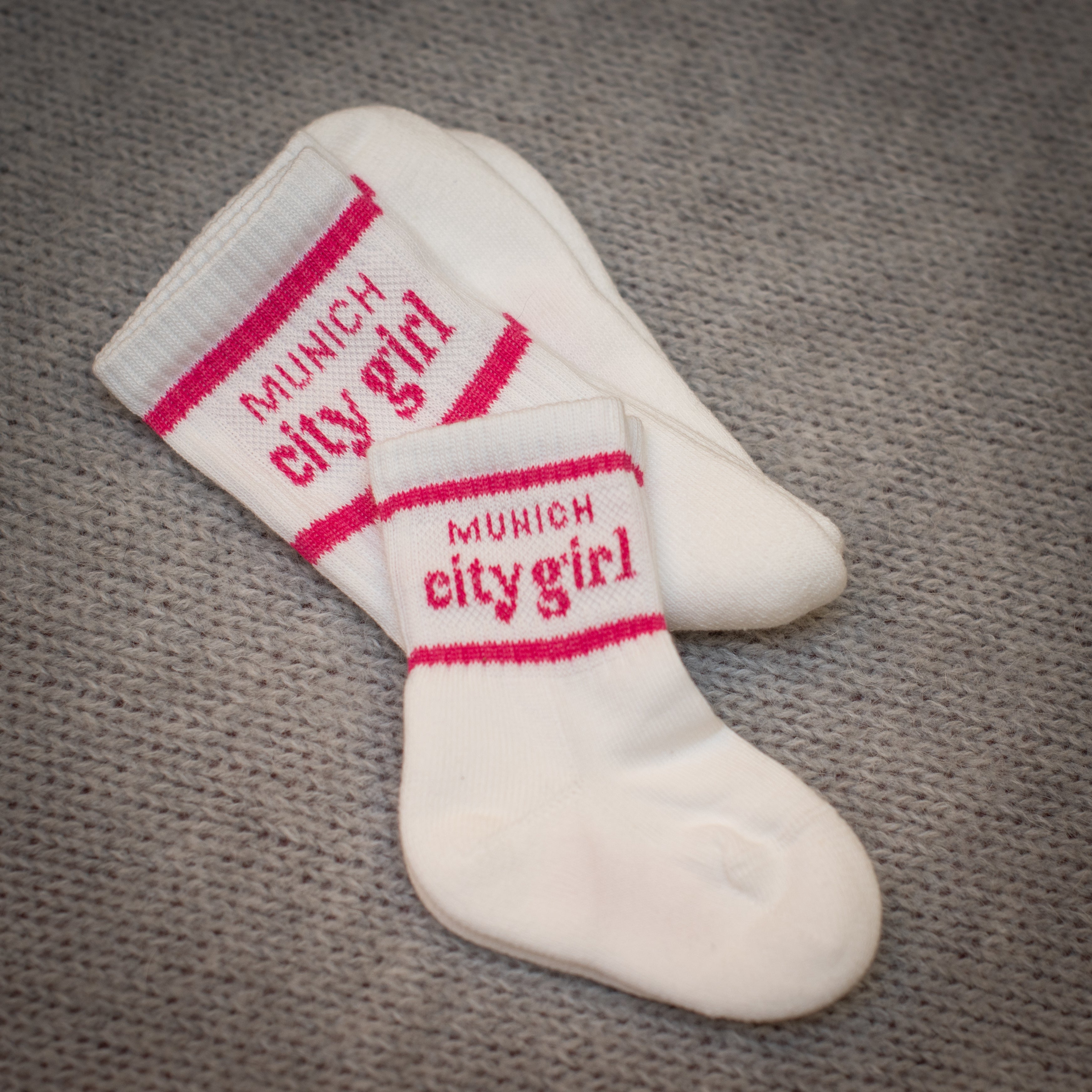 AURYN - munich city girl - Socken weiß - Partnerlooksocken MINI & ME