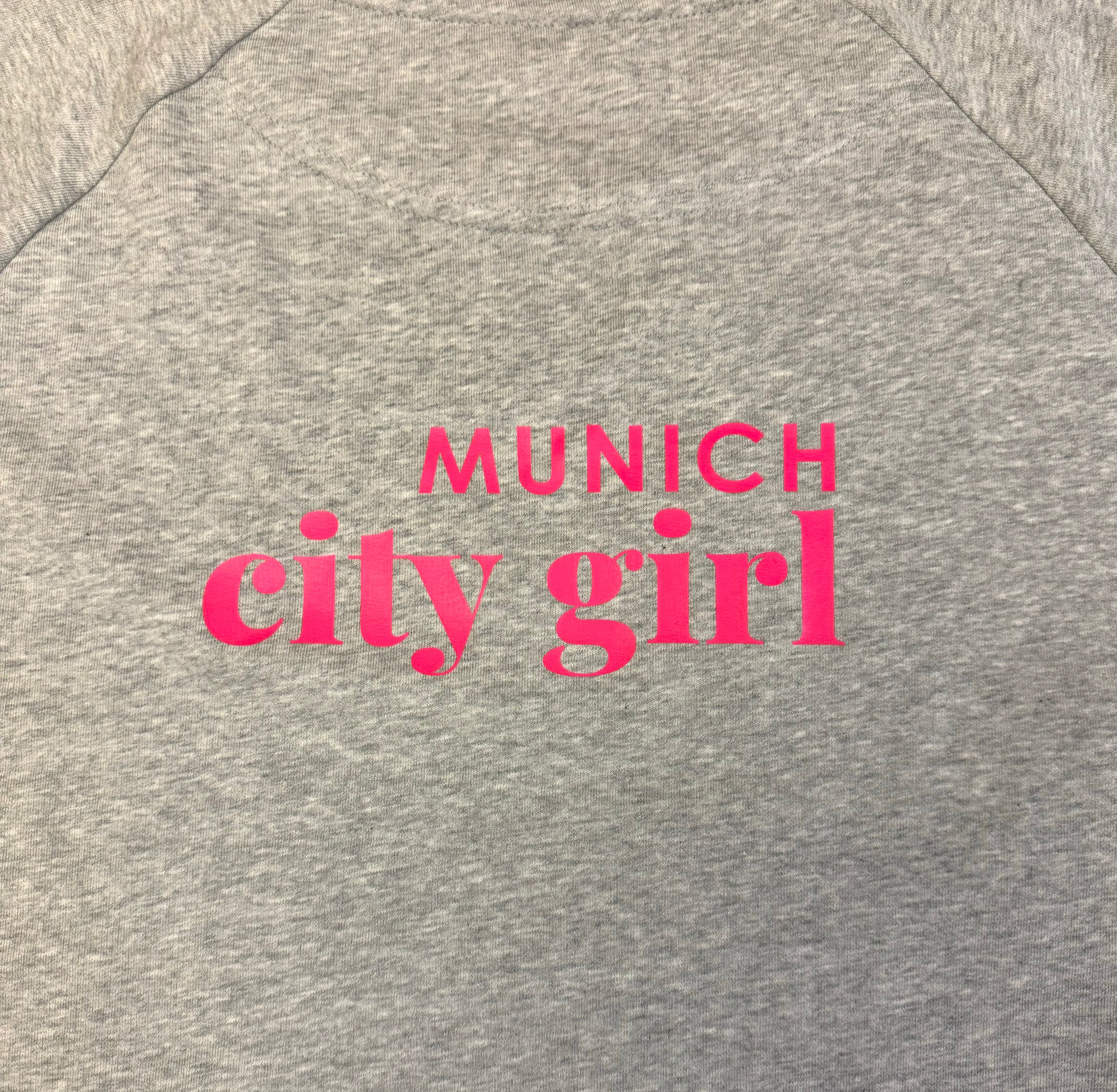 Auryn - Sweatshirt grau munich city girl pink hinten