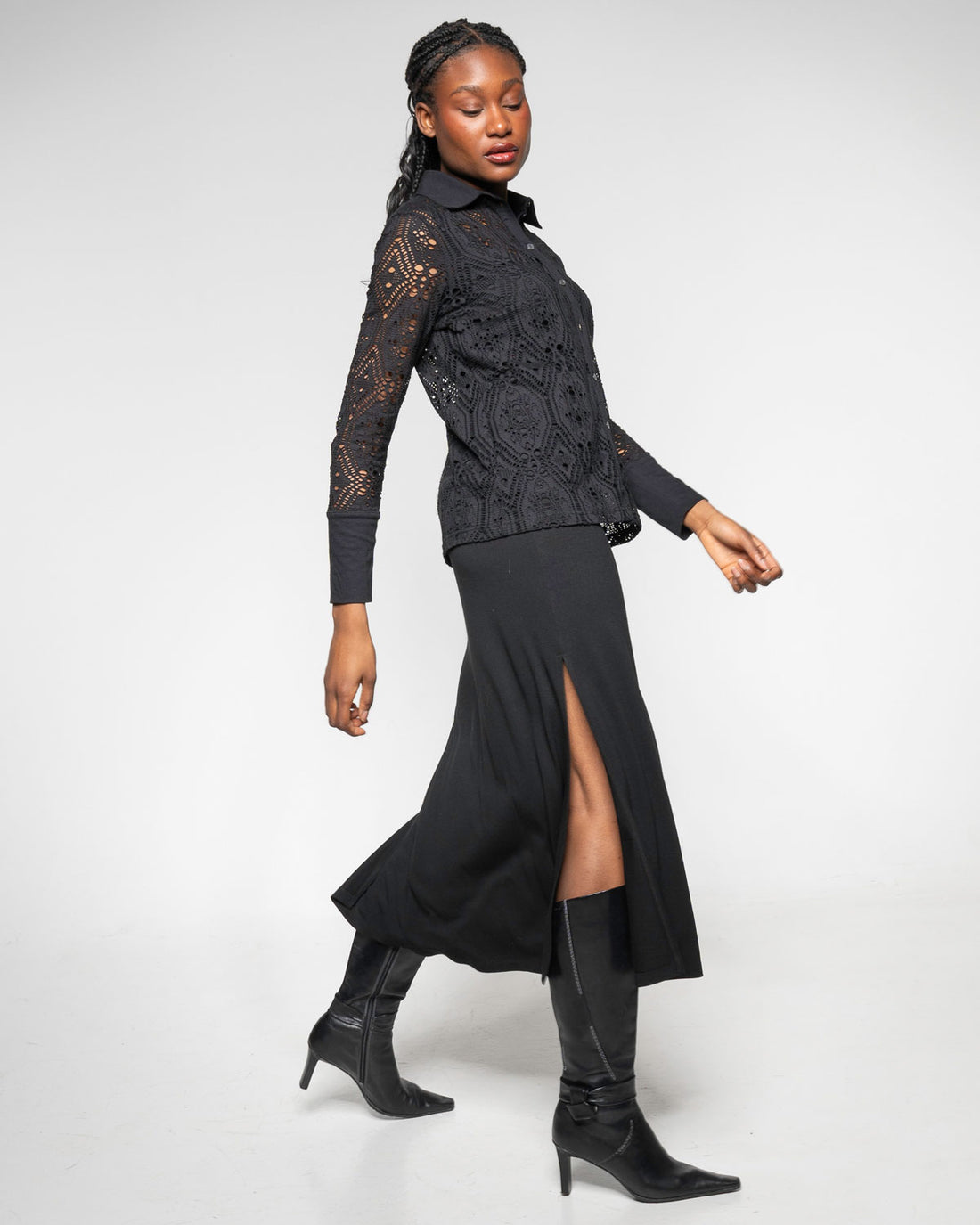 Alma & Lovis - Edle Spitzenbluse aus Baumwolle (bio)