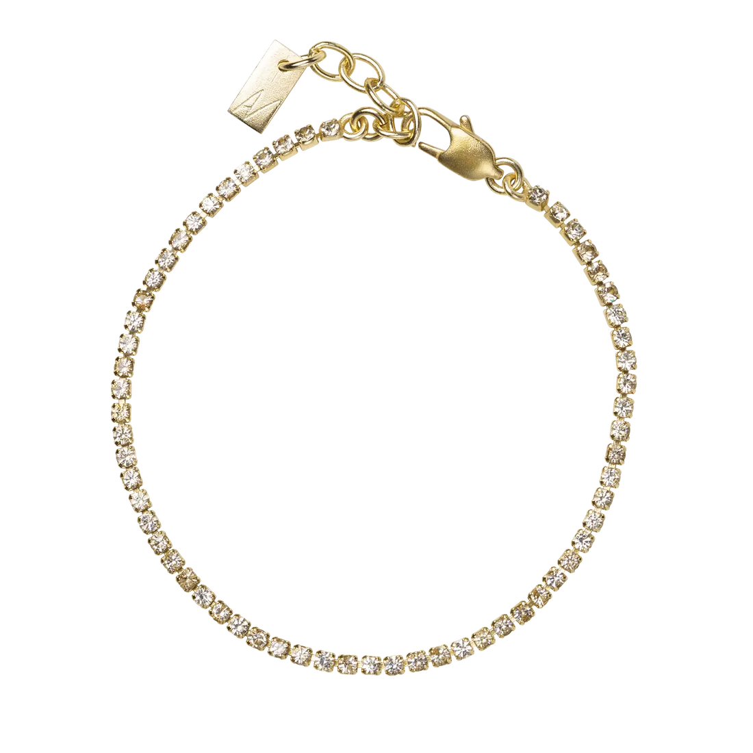 Annica Vallin - Tennis Armband gold