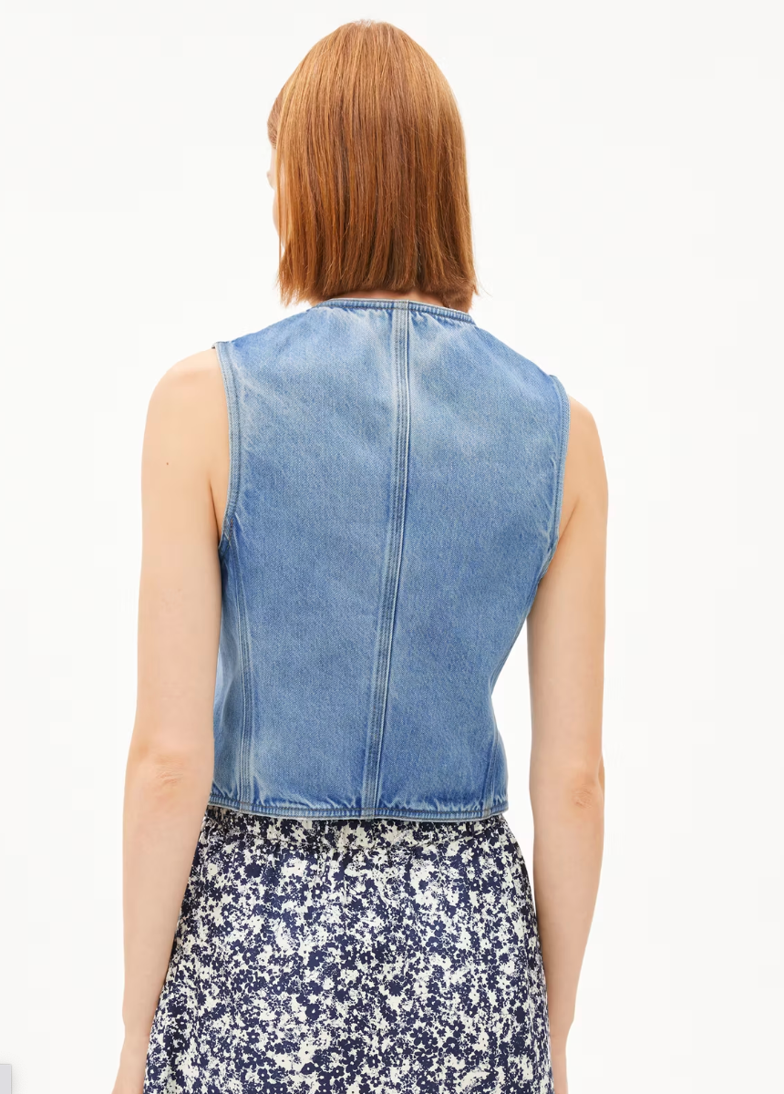 Armedangels - Jeans-Weste Sineriaa blau