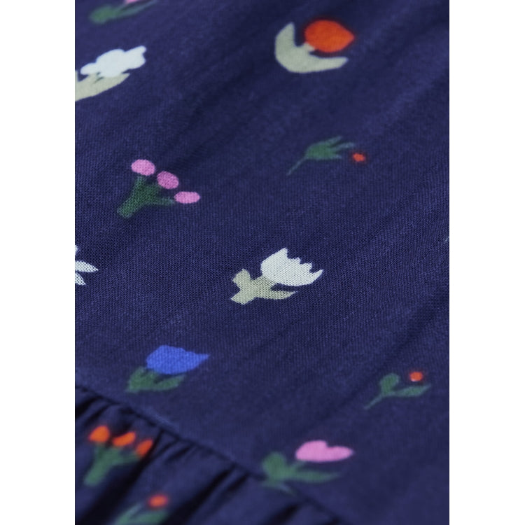 Arsène et les Pipelettes - Baby Bluse Blumenprint blau Baumwolle (Bio)