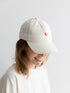 Atelier Rive -Damen Cap Natur mit Herz Motiv