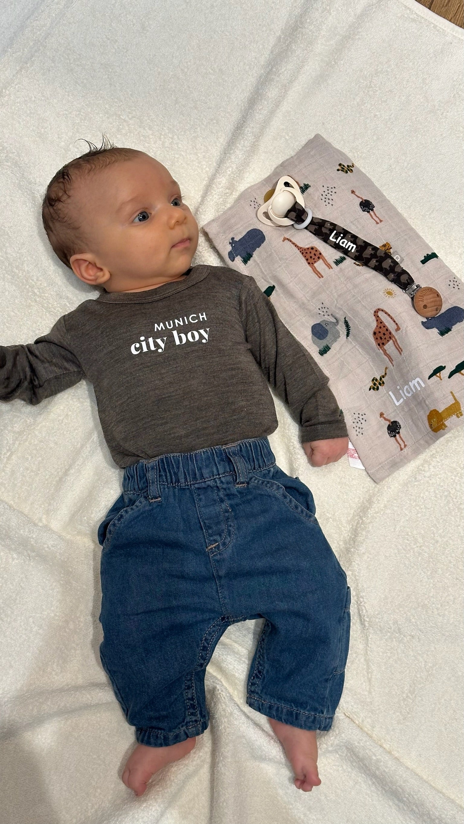 Liewood - Swaddles Lewis Biobaumwolle Safari