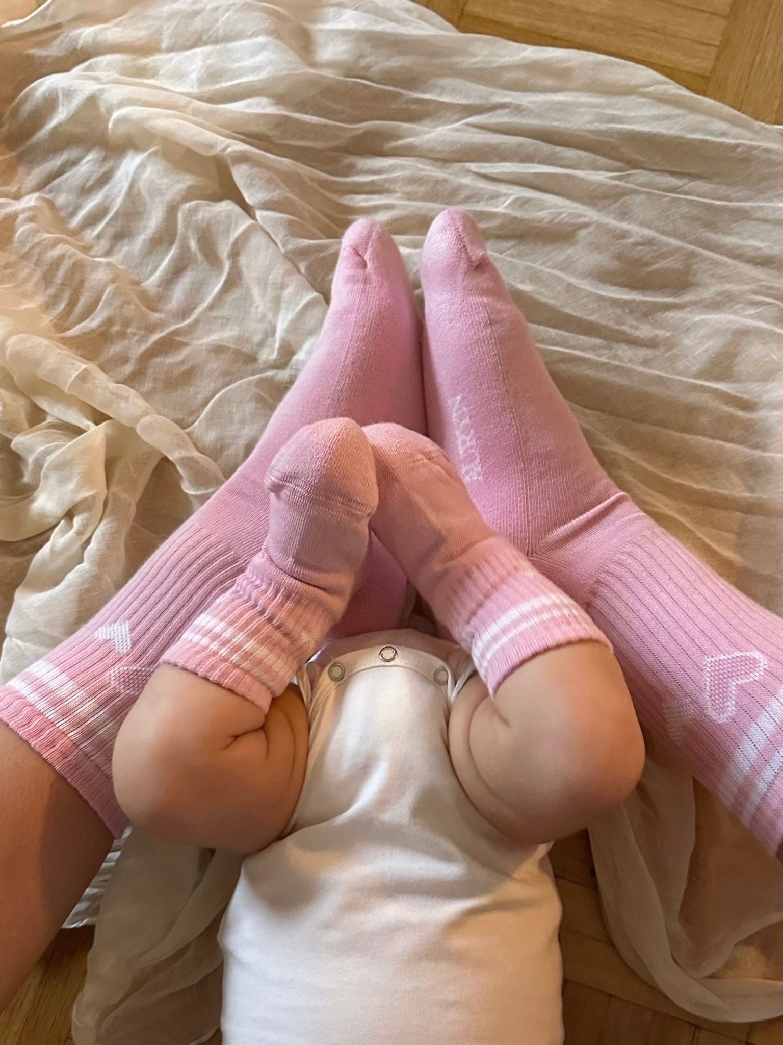 AURYN - Herzen - Socken rosa - Partnerlooksocken MINI & ME