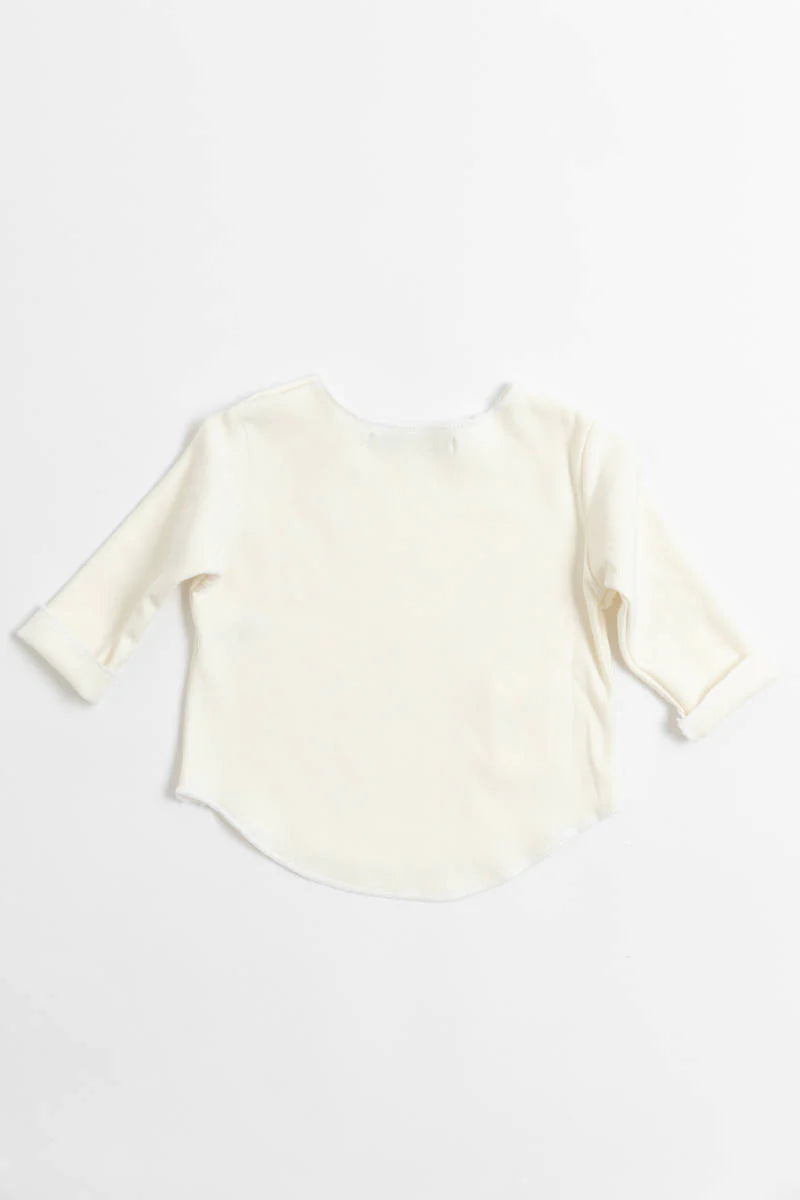 Bamboom - Babyshirt aus Biobambus natur, mit natürlichem UV_Schutz in Italien produziert