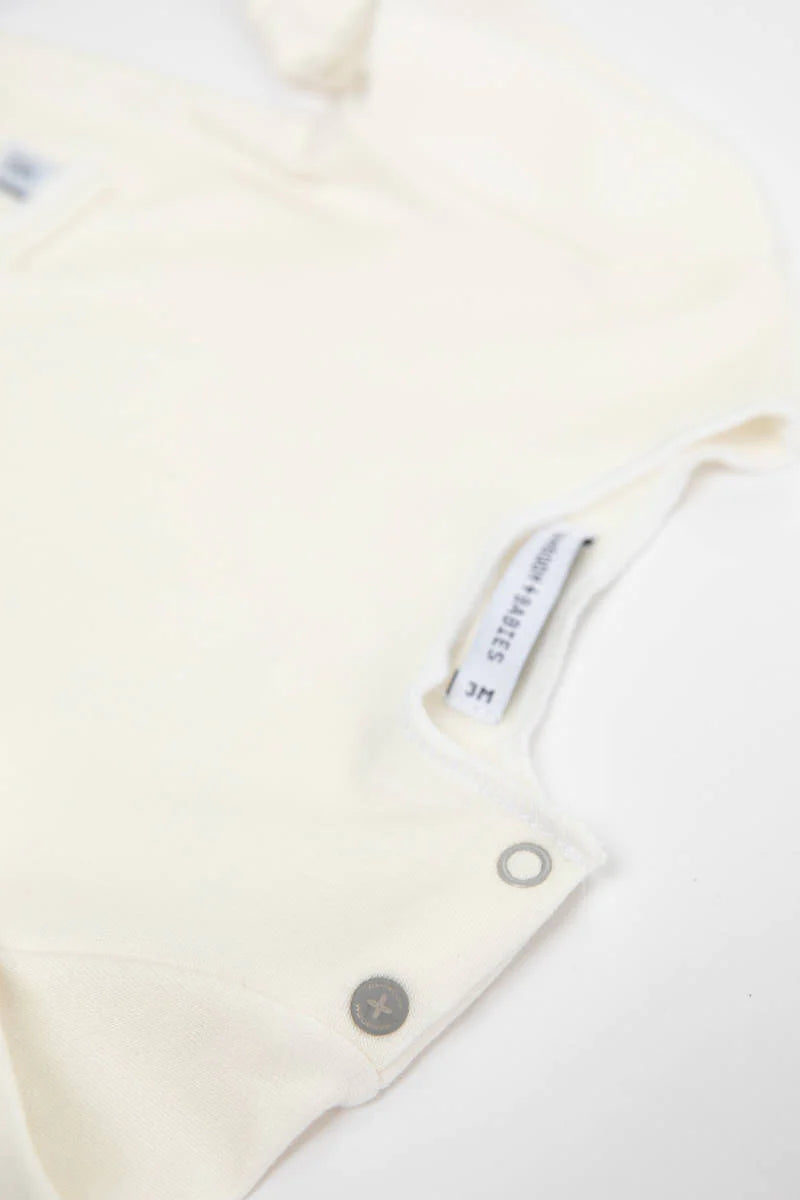 Bamboom - Babyshirt aus Biobambus natur, mit natürlichem UV_Schutz in Italien produziert