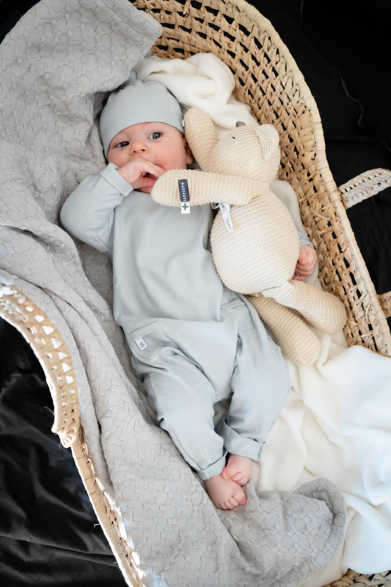 Bamboom - Baby Bambusmütze hellblau