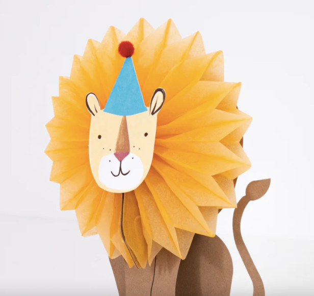 Meri Meri - Karte 3D Löwe - AURYN Shop