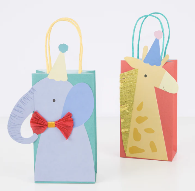 Meri Meri - Tierparade Partytaschen 8er Pack - AURYN Shop