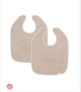 Lätzchen von Koeka aus schöne, schlingenfeste, feuchtigkeitsabsorbierende Frotteestoff ist leicht zu waschen.