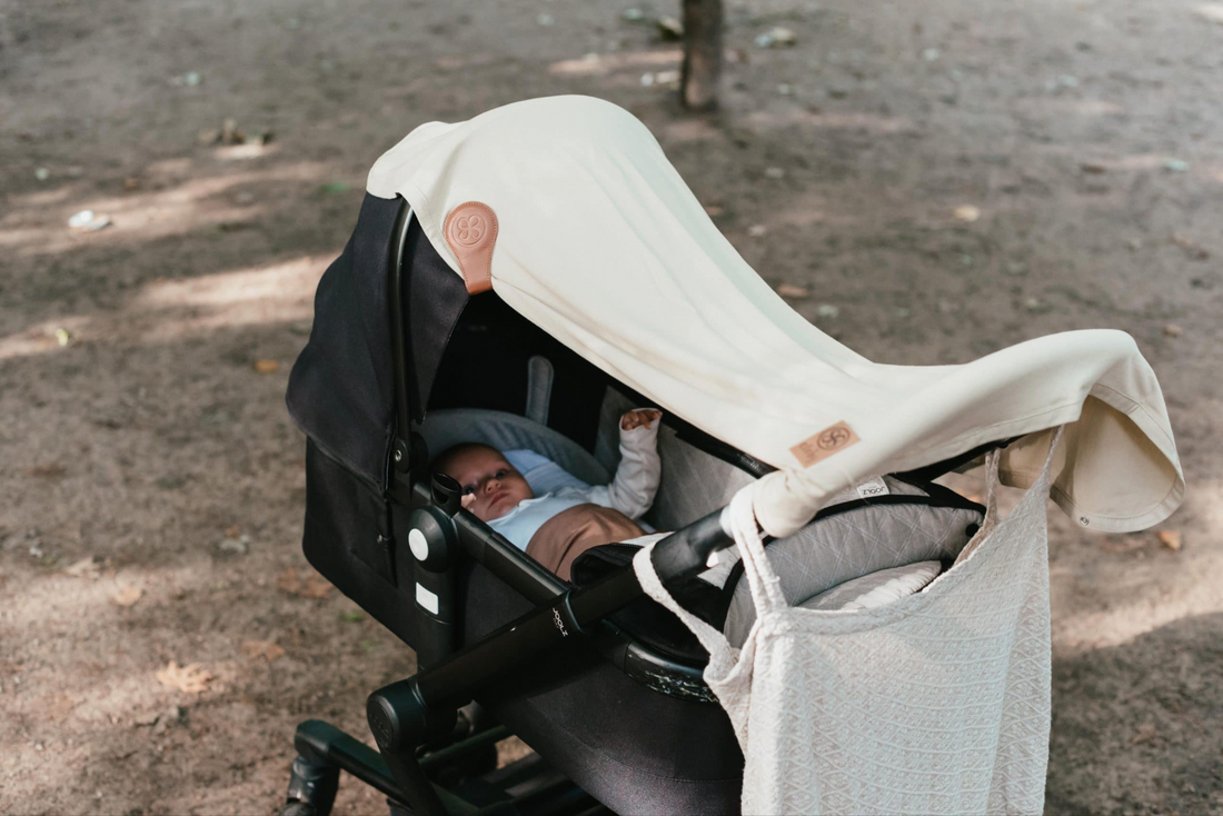 Cloby - Babydecke mit UV Schutz in misty rose - AURYN Shop