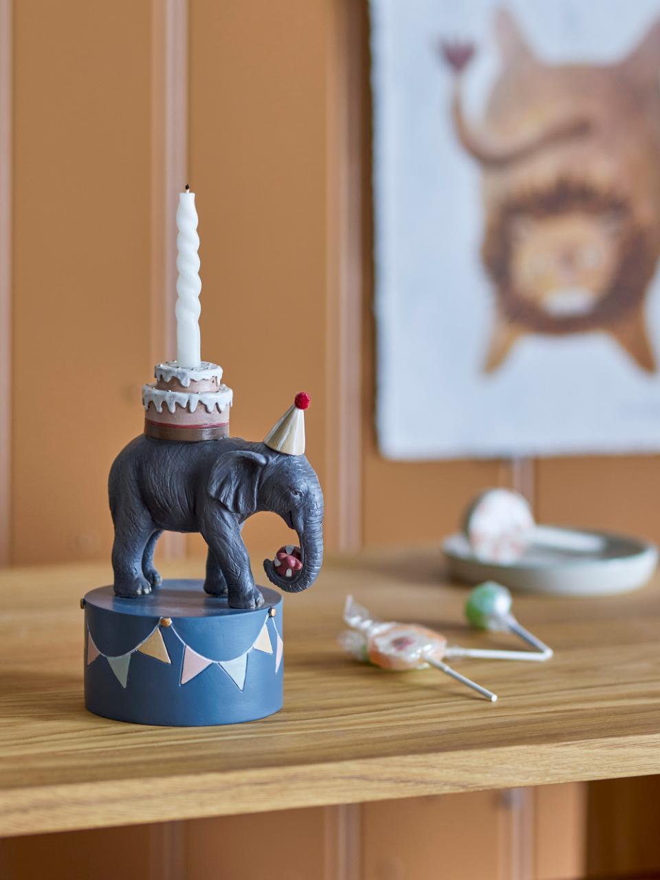Bloomingville - Kerzenhalter "Elefant"