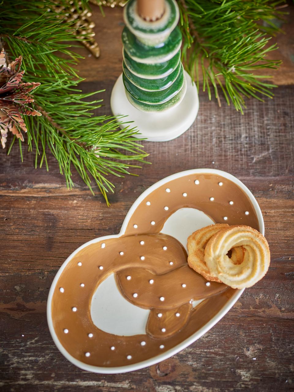 Bloomingville - Servierplatte Brezel