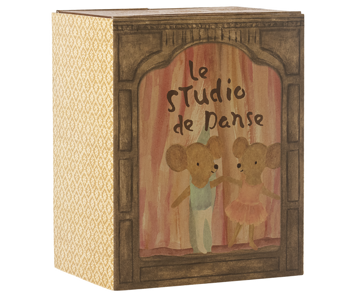 Maileg - Ballettmäuse im Tanzstudio, kleine Schwester, kleiner Bruder