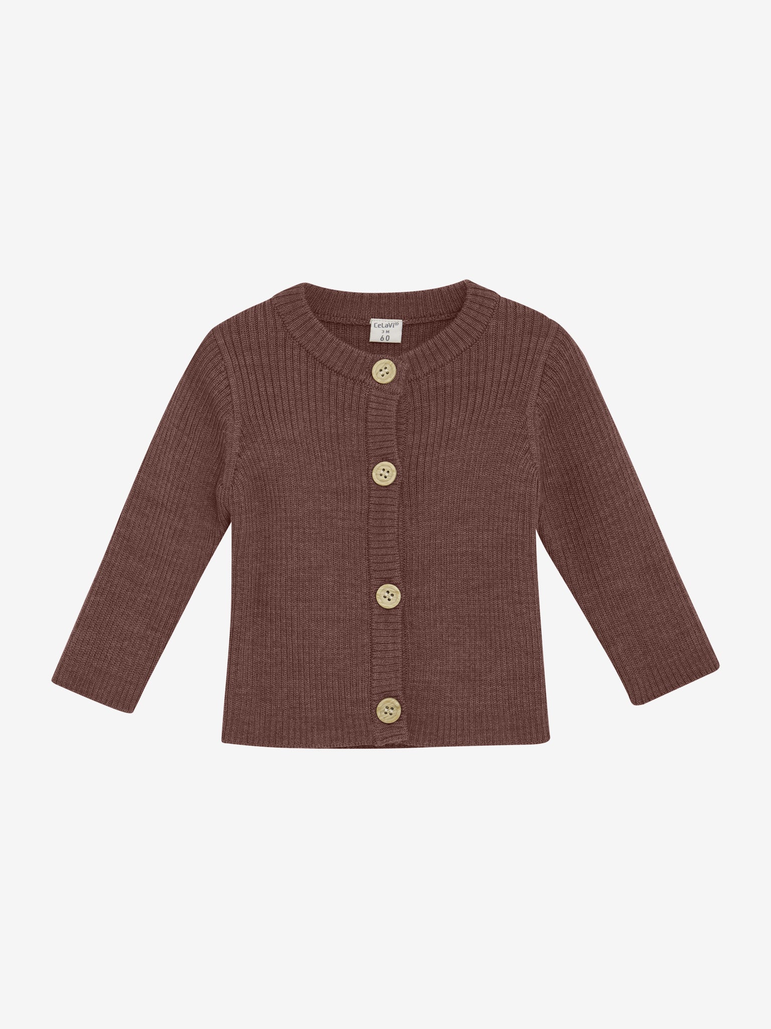 Celavi-cardigan-rot-baby