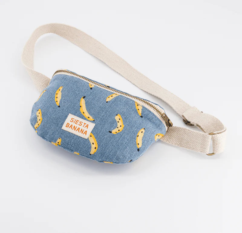 Lässig - Kinderbauchtasche aus Baumwolle, Bananenprint