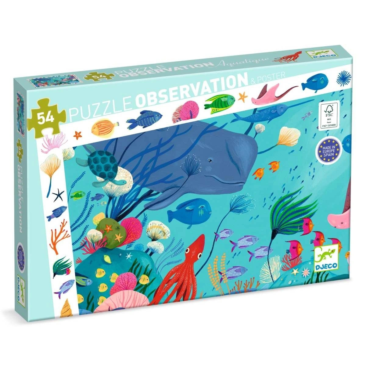 Djeco - Wimmelpuzzle Meer
