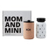 Design Letters - Mom & mini Geschenkbox, Thermobecher-Thermoflasche