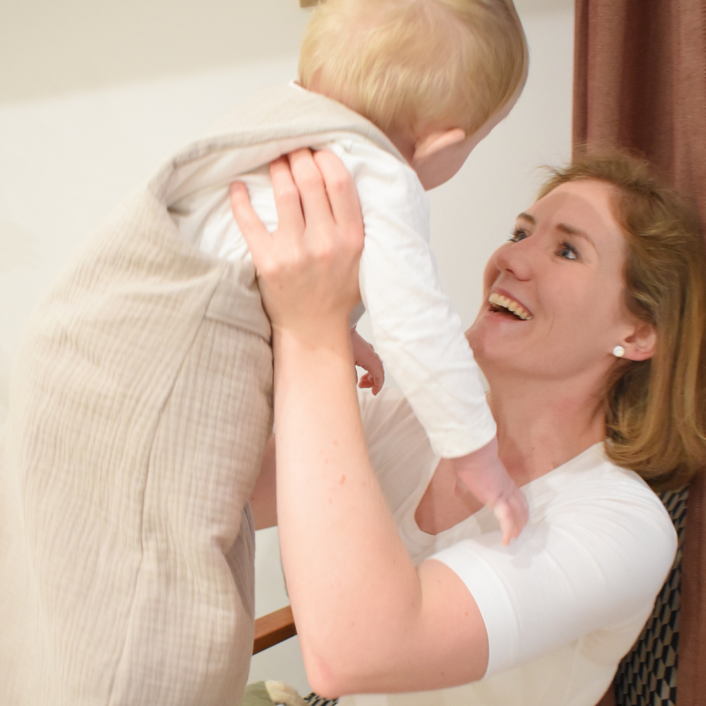 Die Gräfin - Baby Schlafsack mit Wollfutter beige