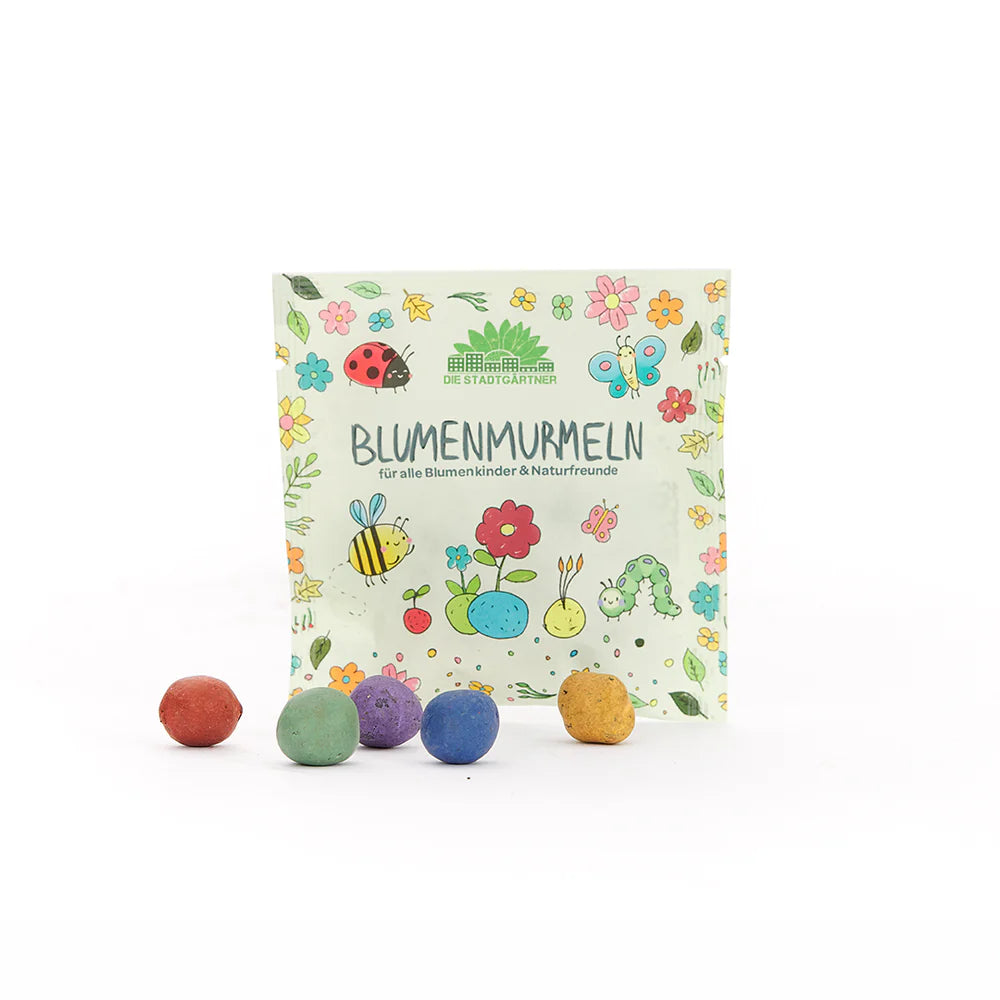 Die Stadtgärtner - 5 Blumenmurmeln in der Tüte