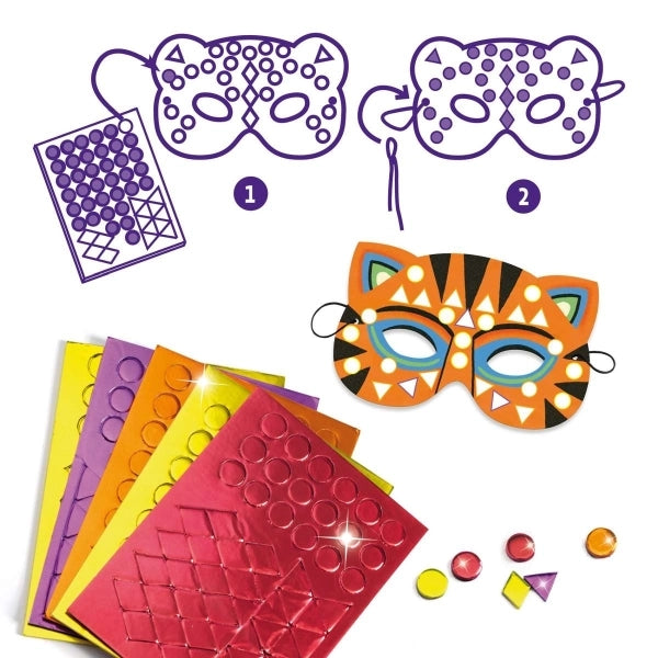 Djeco - DIY: Masken Dschungeltiere