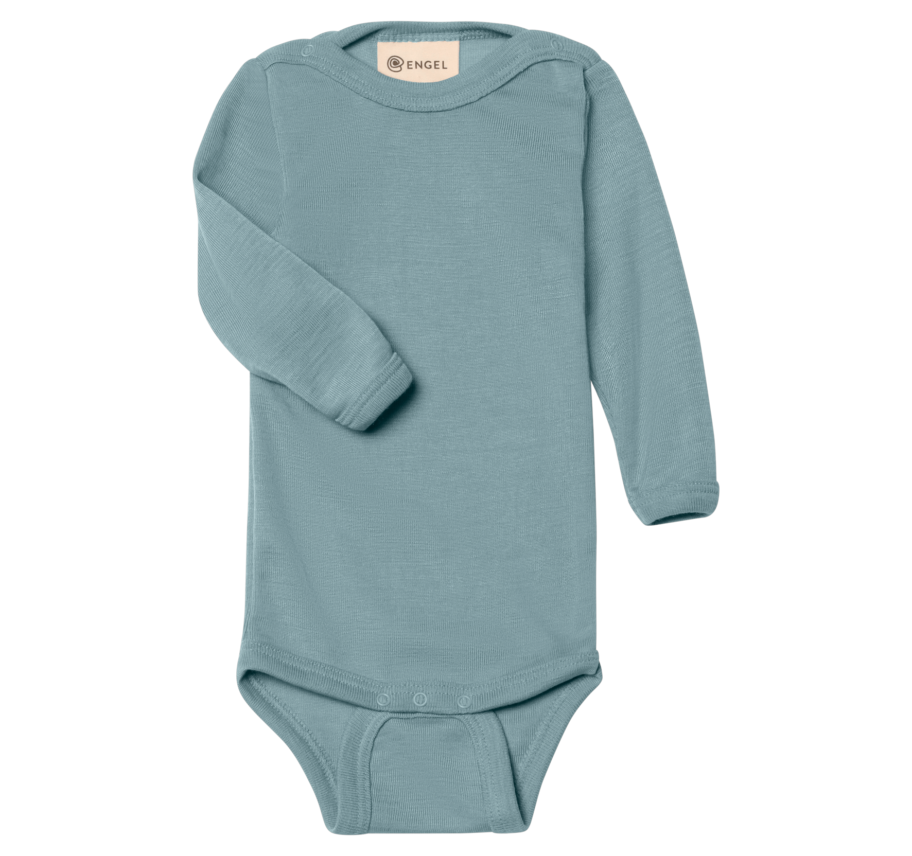 Engel - Baby Body Wolle/ Seide blau