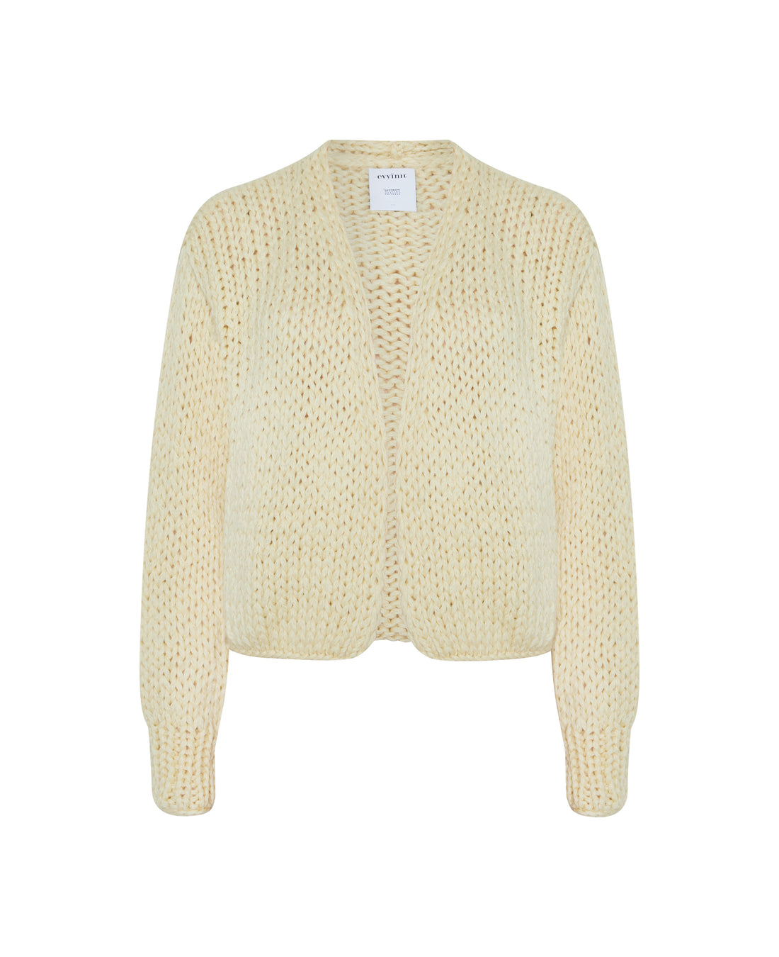 Evyinit - Strickjacke Wolle gelb