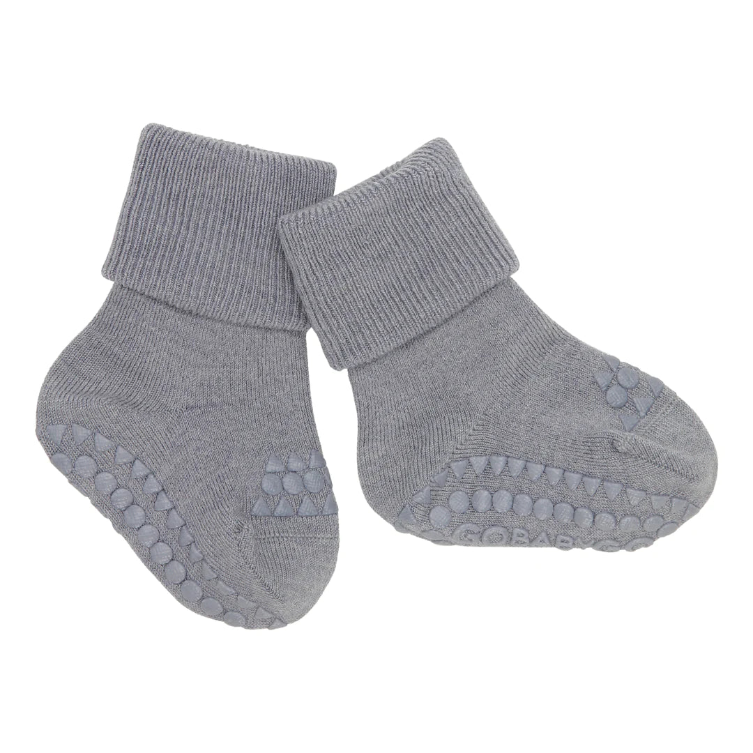 Go Baby Go - Wolle Stoppersocken grau - AURYN Shop