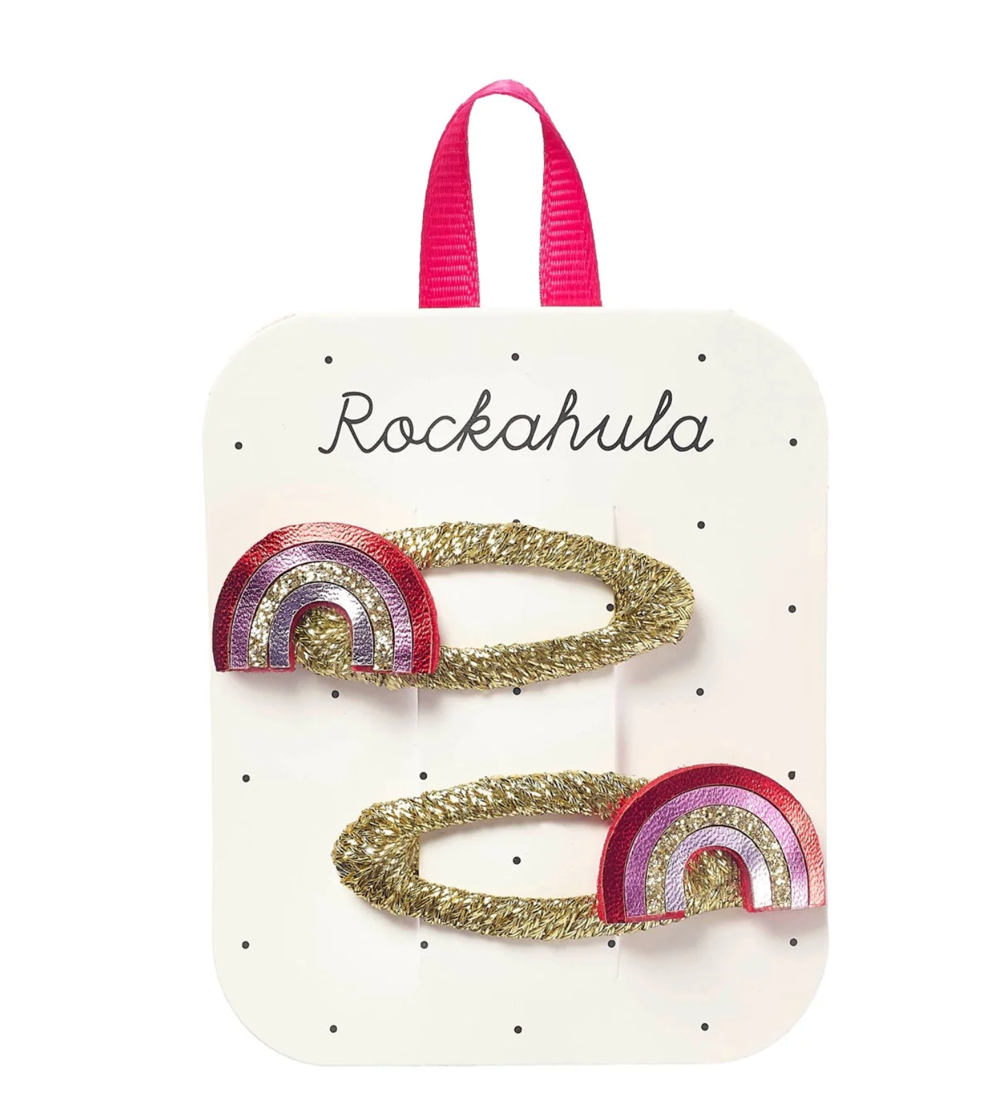 Rockahula - Haarspangen 2-er Set Regenbogen Glitzer
