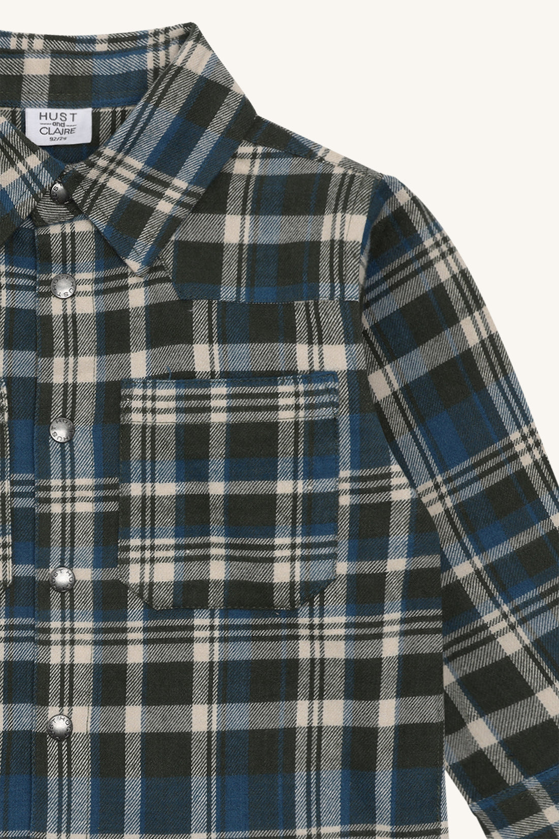 Hust & Claire - Kinder Baumwollhemd karo