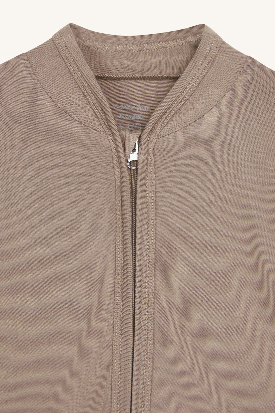 Hust & Claire - Babyjacke Bambus braun mit Reißverschluss