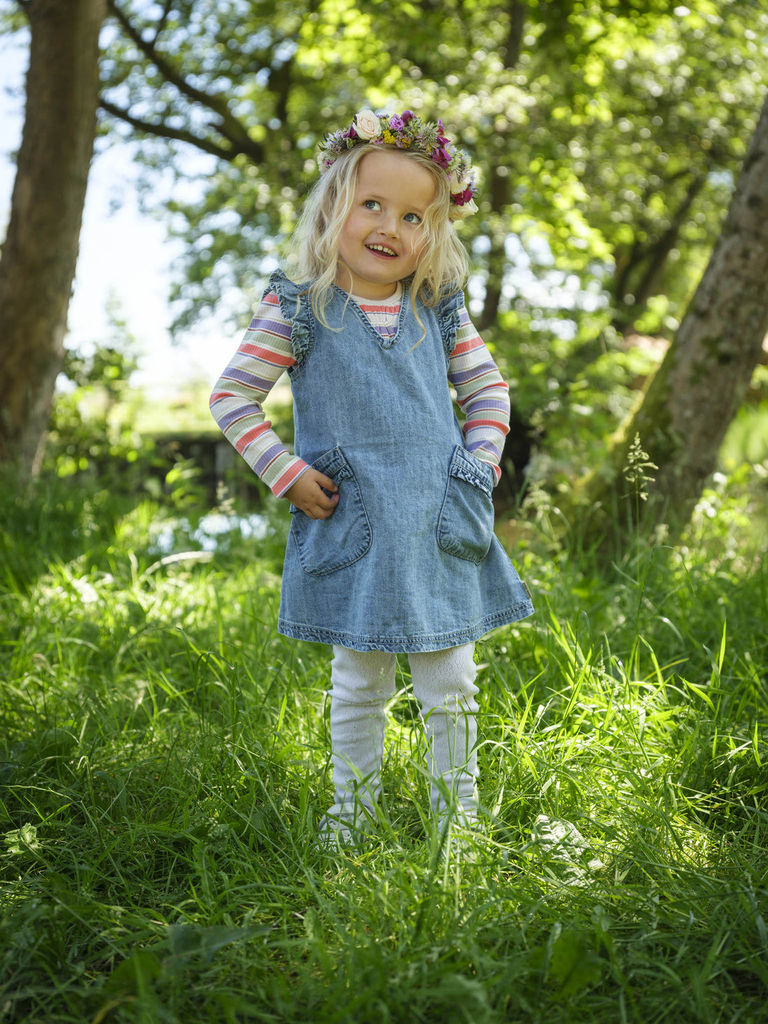 Hust & Claire - Mädchen Jeanskleid Baumwolle