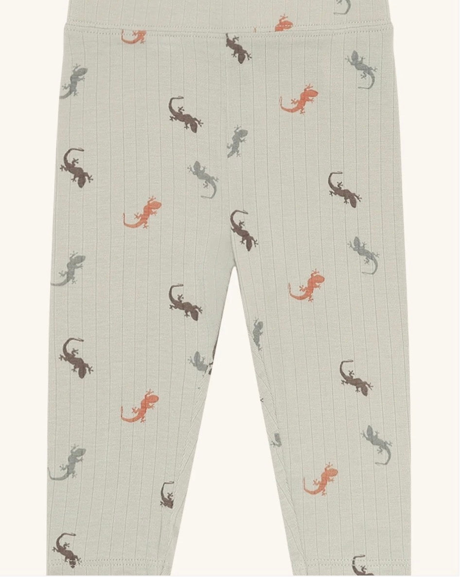 Hust & Claire - Kinder Leggings „Lizards“ grün