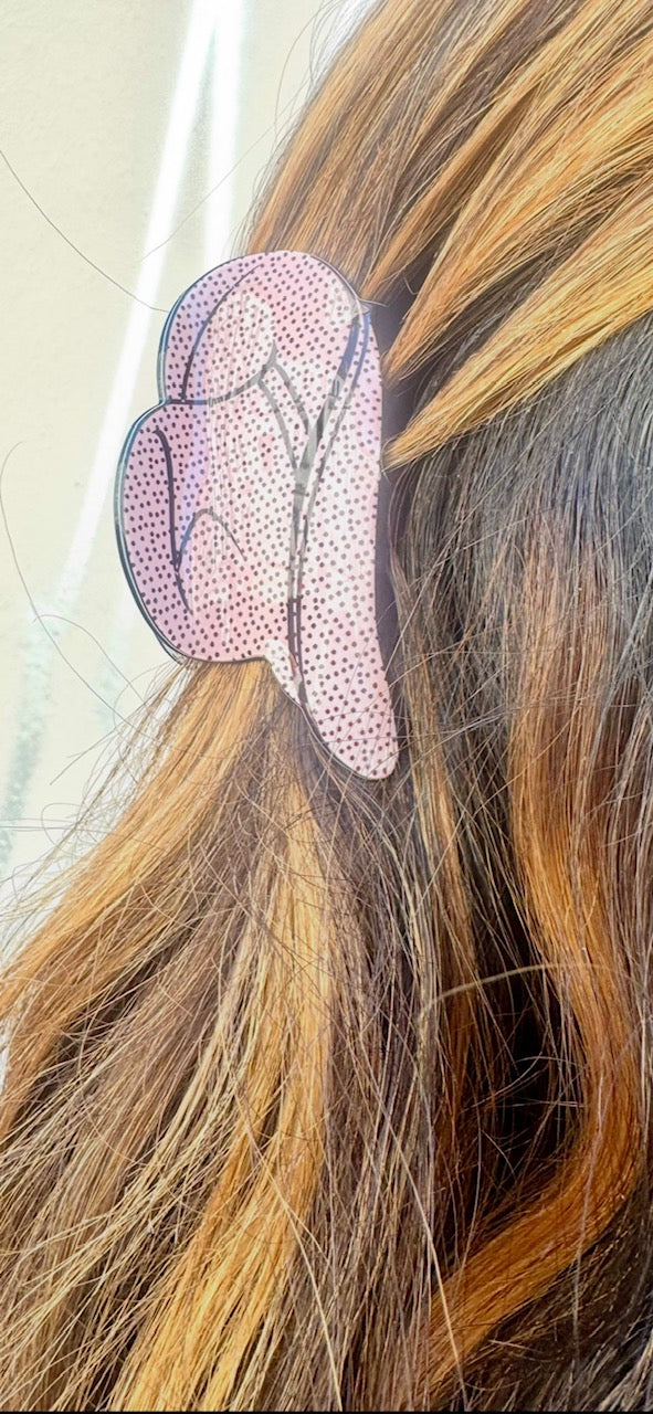 AURYN - Western Haarklammer Cowboyhut gepunktet