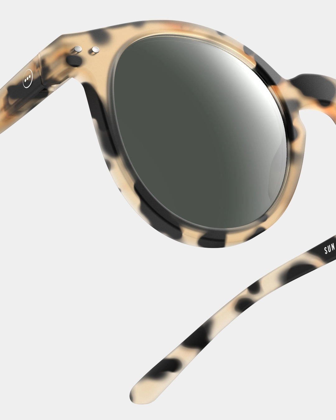 Izipizi - Damen M Sonnenbrille rund groß light tortoise