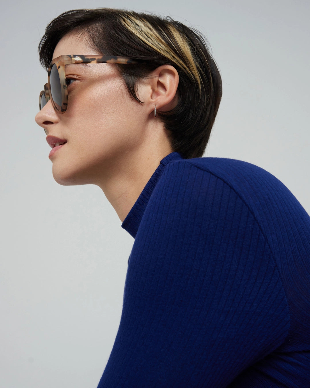 Izipizi - Damen M Sonnenbrille rund groß light tortoise