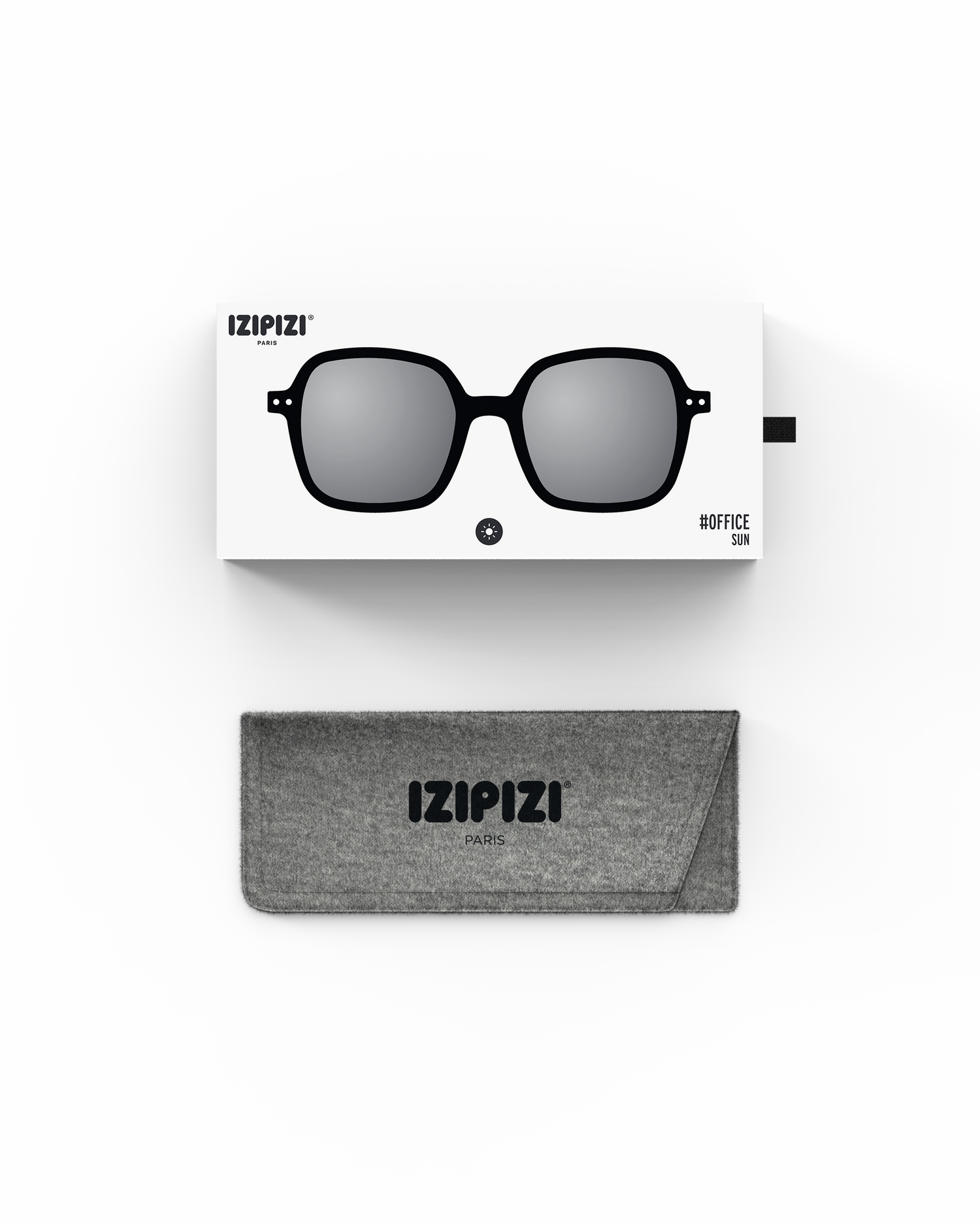 Izipizi - Sonnenbrille Sun Office für Frauen in schwarz mit Verpackung