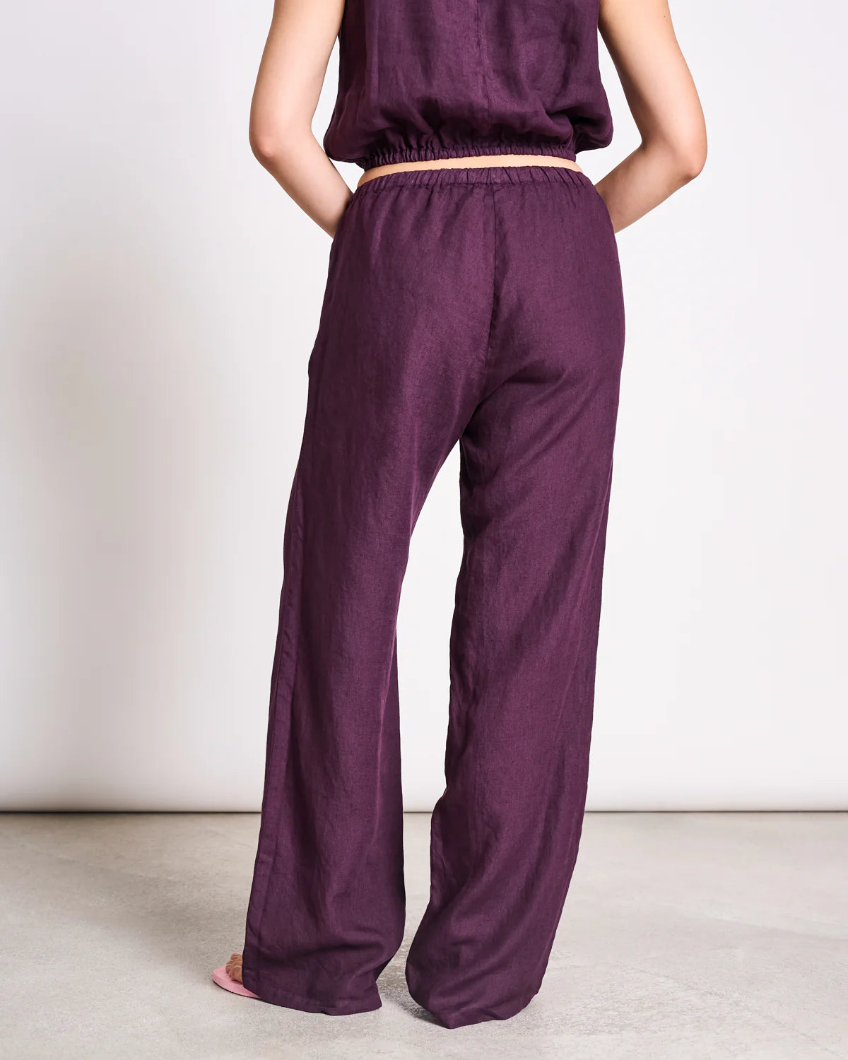 Jan ´n June - Damen Leinenhose lila