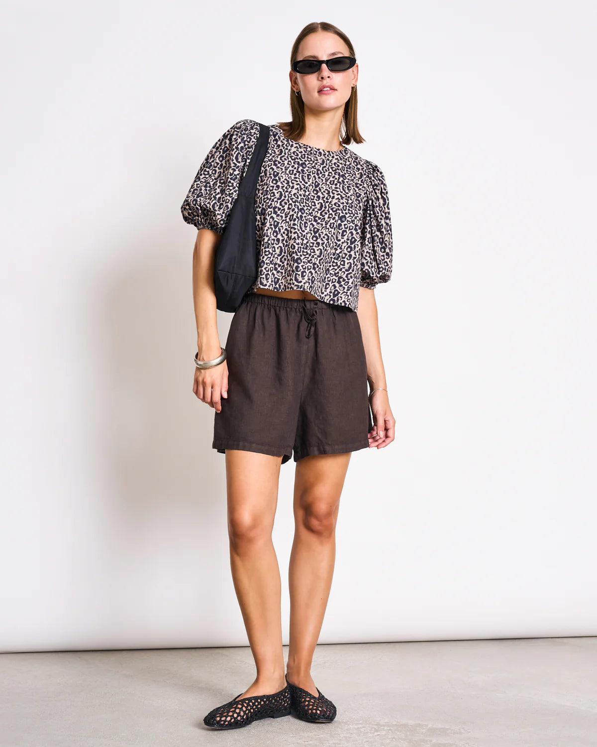 Jan ´n June - Damen Leinenshorts "MARUM" braun