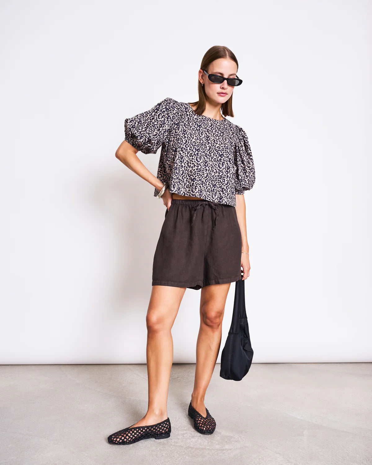 Jan ´n June - Damen Leinenshorts "MARUM" braun
