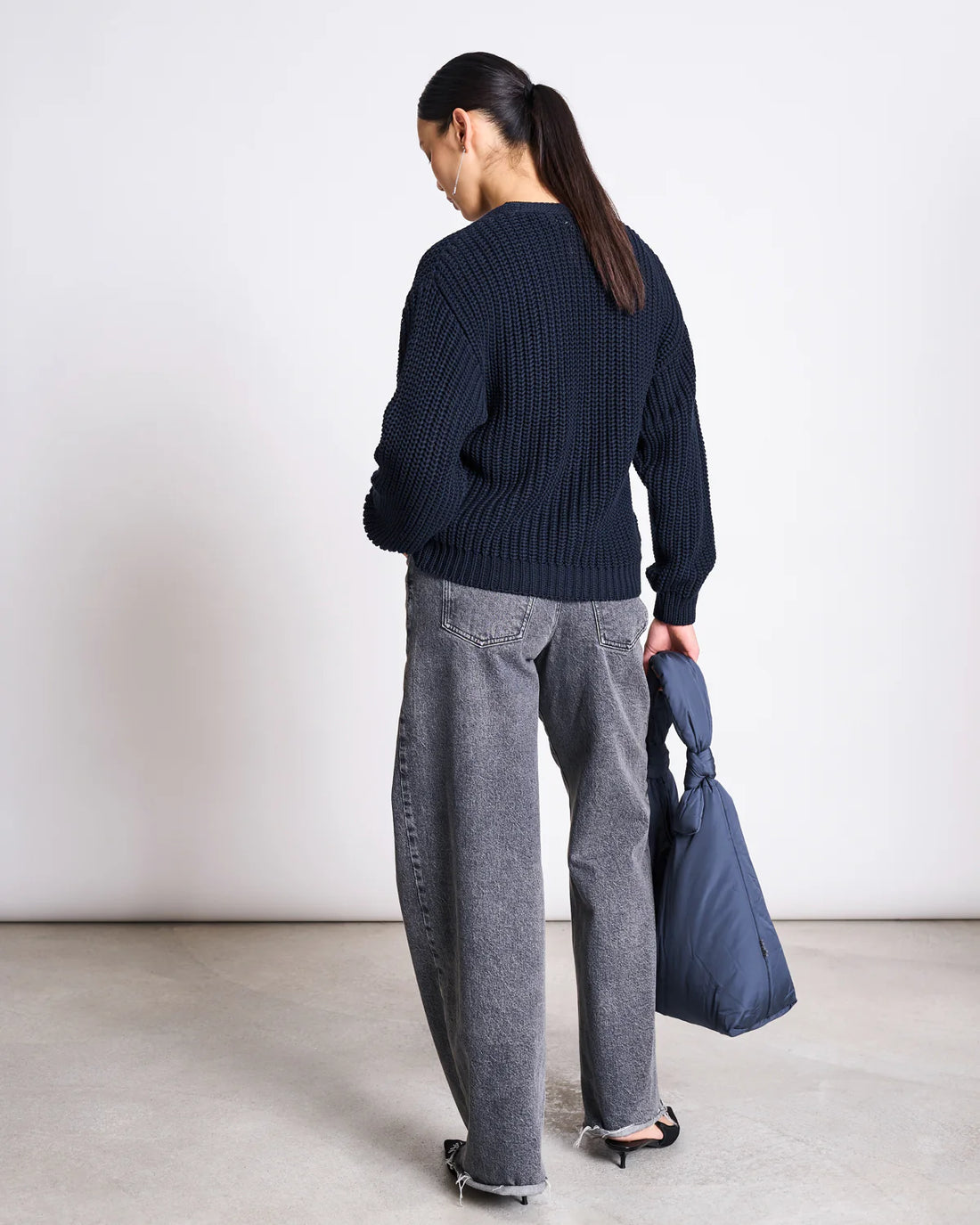 Jan ´n June - Strickjacke Lena dunkelblau Baumwolle (Bio)