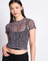 Jan ´n June - Mesh Top Evie leoprint