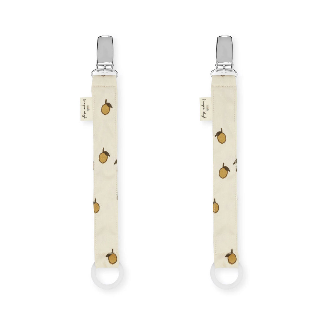 Konges Slojd - Baby Schnullerband Baumwolle (bio) Zitronen