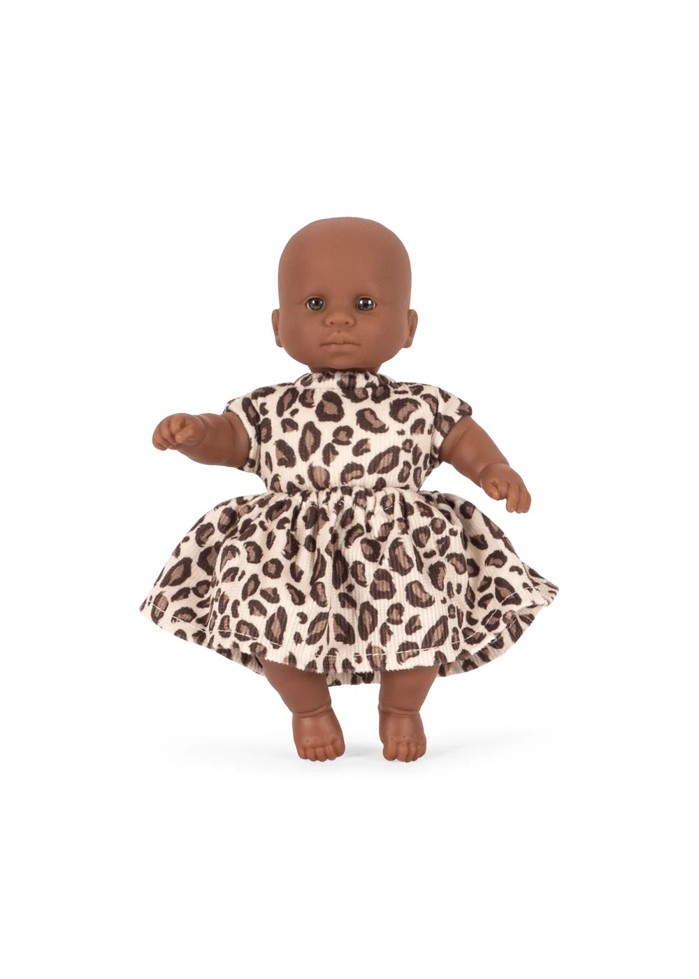 Konges Slojd - Kleine Babypuppe, Outfit leoprint