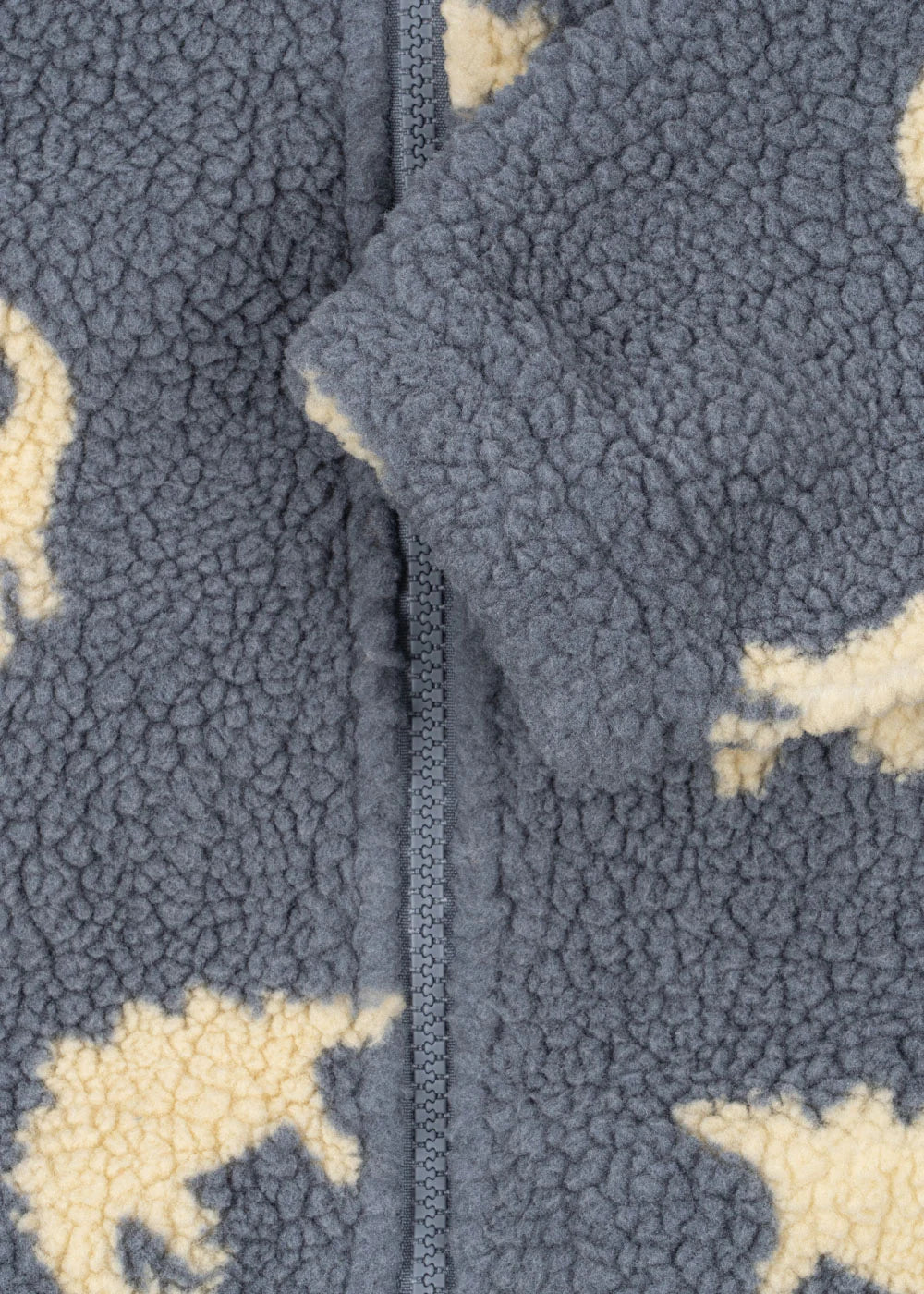 Konges Slojd - blaue Teddyjacke mit Dinos